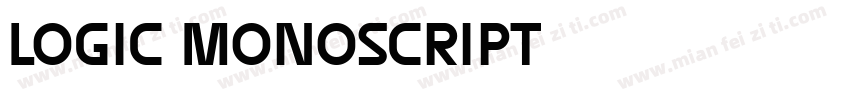 Logic Monoscript字体转换